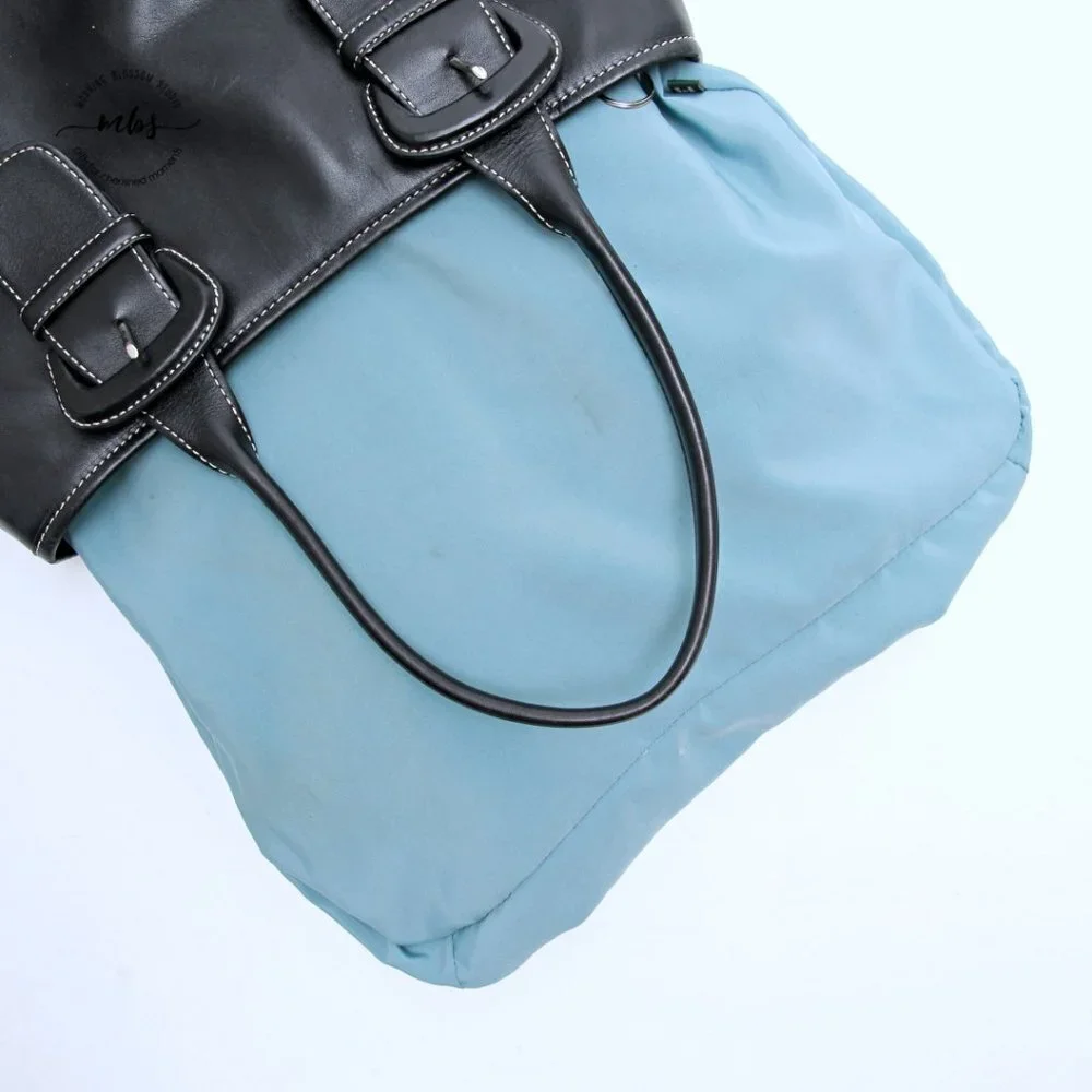 Cole Haan Contrast Stitch‎ Leather Large Tote - Picture 10 of 15